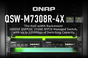 QNAP випустила керований комутатор із комутаційною здатністю до 1,2 Тбіт/с photo