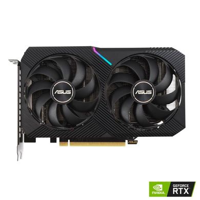 Відеокарта ASUS GeForce RTX 3060 12GB GDDR6 DUAL OC V2 DUAL-RTX3060-O12G-V2 90YV0GB2-M0NA10 фото