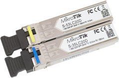 Комплект SFP-Трансиверов MikroTik S-3553LC20D (S-35LC20D 1шт, S-53LC20D 1шт) S-3553LC20D photo
