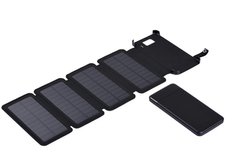 Портативное зарядное устройство Power Bank 2E Solar 8000mAh Black 2E-PB814-BLACK фото