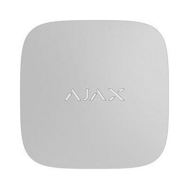 Датчик качества воздуха Ajax LifeQuality Jeweler, температура, влажность, уровень СО, беспроводный, белый
