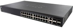 Комутатор Cisco SG550X-24MPP 24-Port Gigabit PoE Stackable Managed Switch 
SG550X-24MPP-K9-EU фото