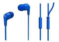 Наушники Philips TAE1105 In-ear Mic Blue TAE1105BL/00 фото