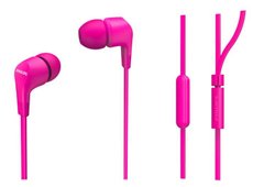Наушники Philips TAE1105 In-ear Mic Pink TAE1105PK/00 фото