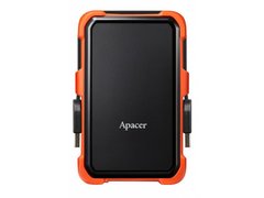 Портативный жесткий диск Apacer 1TB USB 3.1 AC630 IP55 Black/Orange