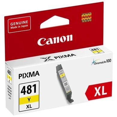 Картридж Canon CLI-481 XL PIXMA TS6140/8140/9140/TR7540/8540/TS6240/9540/8240/704/8340/6340Yellow