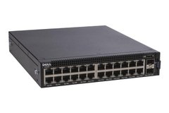 Комутатор Dell Networking X1026 Smart Web Managed Switch 24x 1GbE and 2x 1GbE SFP ports