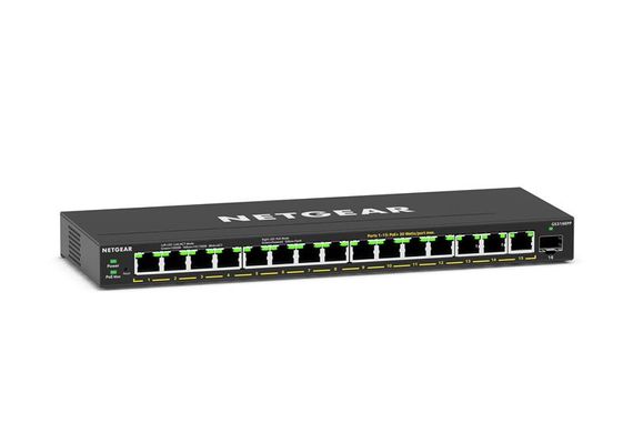 Комутатор NETGEAR GS316EPP 15x1GE PoE+(231Вт), 1xSFP, керований GS316EPP-100PES фото