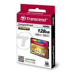 Карта пам'яті Transcend CompactFlash 128GB 1000X 
TS128GCF1000 фото