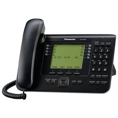 Дротовий IP-телефон Panasonic KX-NT560RU-B Black для АТС Panasonic KX-TDE/NCP/NS