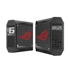 Маршрутизатор ASUS ROG Rapture GT6 2PK black AX10000 3xGE LAN 1x2.5GE WAN 1xUSB 3.2 g1 WPA3 OFDMA MESH 90IG07F0-MU9A20 фото