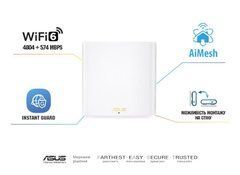 Маршрутизатор ASUS ZenWiFi XD6S 1PK 1xGE LAN 1xGE WAN MU-MIMO OFDMA MESH 90IG06F0-MO3B60 фото