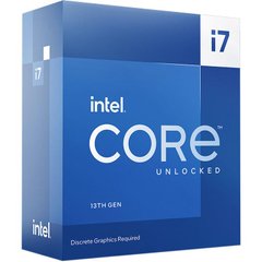 ЦПУ Intel Core i7-13700KF 16C/24T 3.4GHz 30Mb LGA1700 125W w/o graphics Box