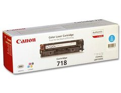 Картридж Canon 718 LBP7200/7210/7660/7680/8330/8340/8350/8360/8380/8540/8550/8580 Cyan (2900 стр)