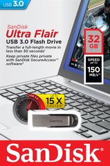 Накопитель SanDisk 32GB USB 3.0 Type-A Flair R150MB/s SDCZ73-032G-G46 фото