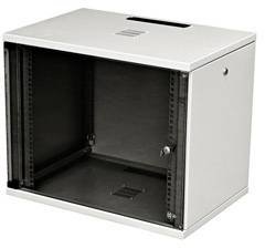 Шкаф ZPAS 19" 10U 600x500, съемные бок.стенки, стекл.дверь, 20kg max, серый WZ-3615-01-S3-011 фото