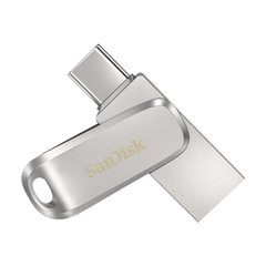 Накопитель SanDisk 64GB USB 3.1 Type-A + Type-C Dual Drive Luxe SDDDC4-064G-G46 photo