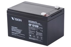 Аккумуляторная батарея Vision CP, 12V, 12Ah, AGM CP12120 фото
