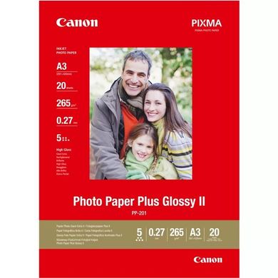 Папір Canon A3 Photo Paper Plus PP-201, 20 арк. 2311B020 photo