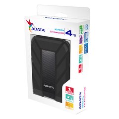 Портативний жорсткий диск ADATA 4TB USB 3.1 HD710 IP68 Pro Чорний
