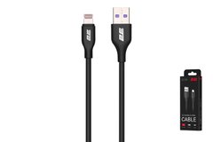 Кабель 2E USB-A - Lightning Glow 1м Black