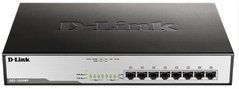 Комутатор D-Link DGS-1008MP 8xGE PoE, 140W, Некерований DGS-1008MP фото