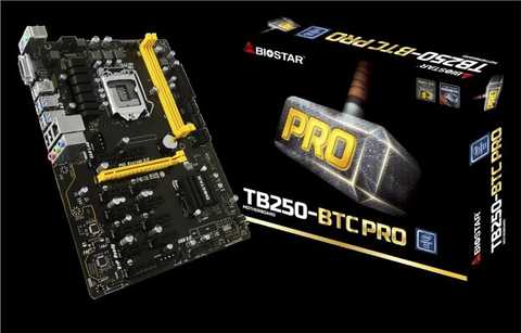 Buy Материнська плата Biostar TB250-BTC PRO Intel B250 4xDDR4 HDMI