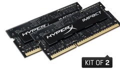 Пам'ять до ноутбука Kingston DDR3 1600 16GB KIT (8GBx2) SO-DIMM 1.35V HyperX Impact
