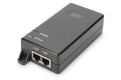 PoE-Инжектор DIGITUS PoE+ 802.3at, 10/100/1000 Mbps, Output max. 48V, 30W DN-95103-2 фото