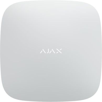 Интеллектуальная централь Ajax Hub Plus белая (GSM+Ethernet+Wi-Fi+3G) 000010642 photo