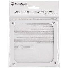 Пылевой магнитный фильтр для корпусного вентилятора SilverStone FF123W, 120mm, White SST-FF123W фото