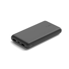 Портативное зарядное устройство Power Bank Belkin 20000mAh 15W Dual USB-A, USB-C Black BPB012BTBK фото