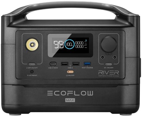 Зарядна станція EcoFlow RIVER Max (576 Вт·г) EFRIVER600MAX-EU фото