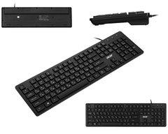 Клавіатура мембранна AcerOKW020, 104key ,USB-A, EN/UKR/RU,чорний