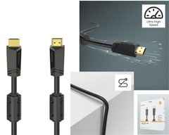 Кабель Hama HDMI - HDMI 4K Ethernet Gold 10 m Black