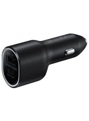 Зарядний пристрій автомобільний Samsung 40Вт USB-A/USB-C, чорний EP-L4020NBEGRU фото