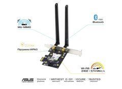WiFi-адаптер ASUS PCE-AX3000 Bluetooth 5.0 PCI Express WPA3 MU-MIMO OFDMA 90IG0610-MO0R10 photo