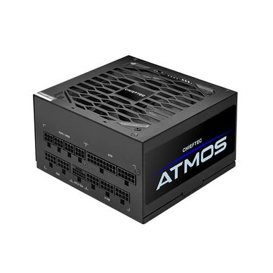 Блок живлення CHIEFTEC Atmos (750W), >90%, 80+ Gold, 135мм FDB, 1xMB 24pin(20+4), 2xCPU 8pin(4+4), 4xMolex, 9xSATA, 2xPCIe 8pin(6+2), 1xPCIe GEN5 16pin, Fully CPX-750FC фото