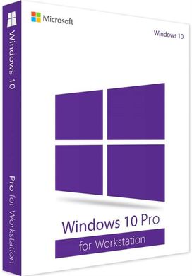 Примірник ПЗ Microsoft Windows 10 Pro for Workstations 64Bit, російська, диск DVD
