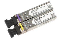 Комплект SFP-Трансиверів MikroTik S-4554LC80D (S-45LC80D+S-54LC80D), SM, 80км S-4554LC80D фото