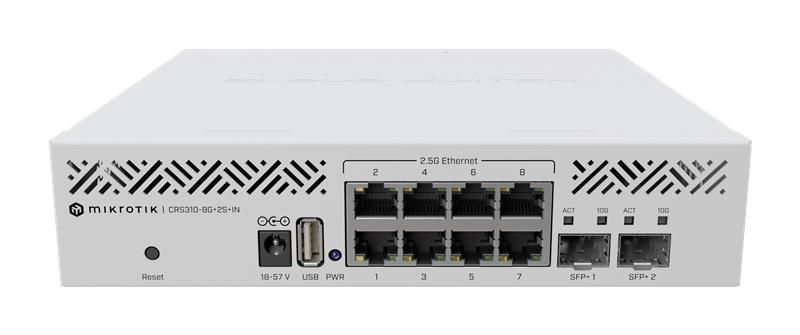 Комутатор MikroTik Cloud Router Switch CRS310-8G+2S+IN CRS310-8G+2S+IN фото