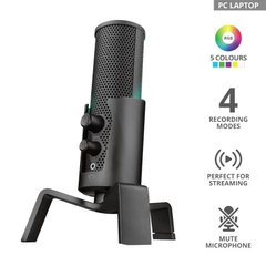 Мікрофон для ПК Trust GXT 258 Fyru USB 4-in-1 Streaming Microphone Black