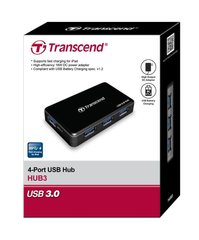 Хаб Transcend USB 3.0 HUB 4 ports Charging TS-HUB3K фото
