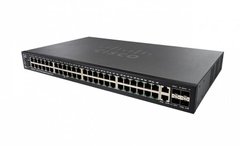 Комутатор Cisco SF550X-48MP 48-port 10/100 PoE+ Stackable Switch (48 x 10/100 (PoE+) + 2 x 10 Gigabit SFP+ (uplink) + 2 x combo 
SF550X-48MP-K9-EU фото