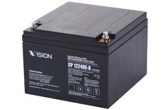 Аккумуляторная батарея Vision CP, 12V, 24Ah, AGM CP12240E-X фото