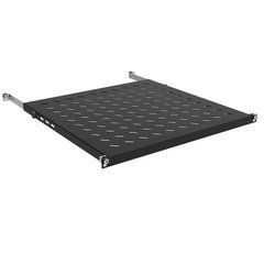 Полка ZPAS 19" 0.5U глуб. 350мм (крепление 350-450мм), грузопод. 70кг, черная WZ-8264-80-02-350-161 photo