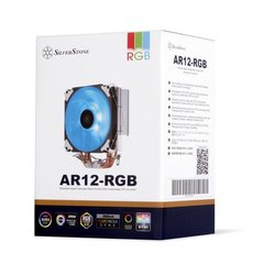Процесорний кулер SilverStone ARGON AR12-RGB, LGA2011, 2066, 1366, 115X,1366, AM5, AM4, AM3, AM3+, AM2, AM2+, FM1, FM2, TDP140W 
SST-AR12-RGB фото