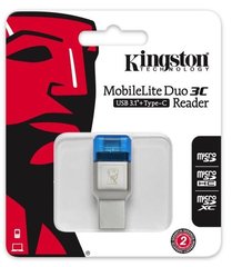 Кардридер Kingston USB 3.0 microSD USB Type A/C FCR-ML3C photo