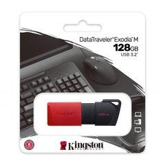 Накопитель Kingston 128GB USB 3.2 Type-A Gen1 DT Exodia M Black Red DTXM/128GB фото