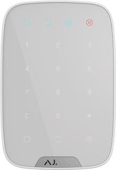 Бездротова сенсорна клавіатура Ajax KeyPad біла